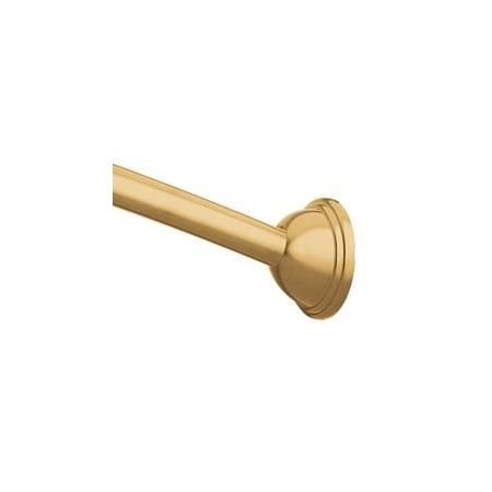 Moen Adjust Curved Shower Rod Round Post Bg CSR2160BG